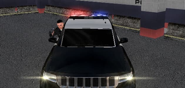 Simulatore d 'inseguimento della polizia