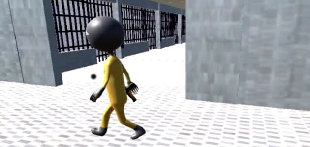 La storia dell'evasione dal carcere di Stickman in 3D