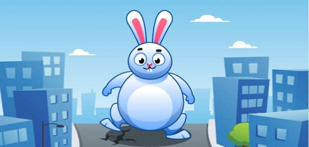 Corsa del coniglio gigante