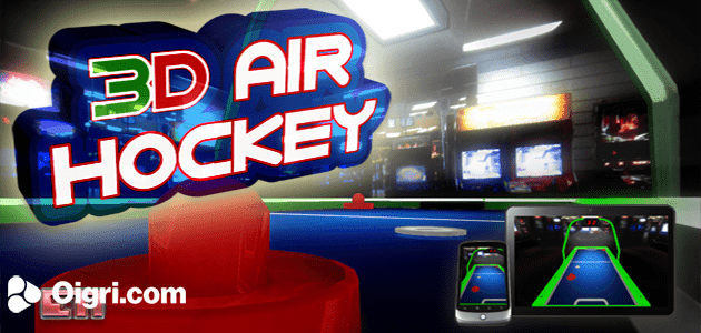 Hockey ad aria in 3D