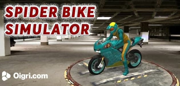 Simulatore della bicicletta del ragno acrobatico dell'eroe in 3D 2