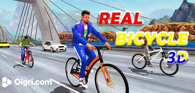 Bicicletta reale gioco della corsa in 3D